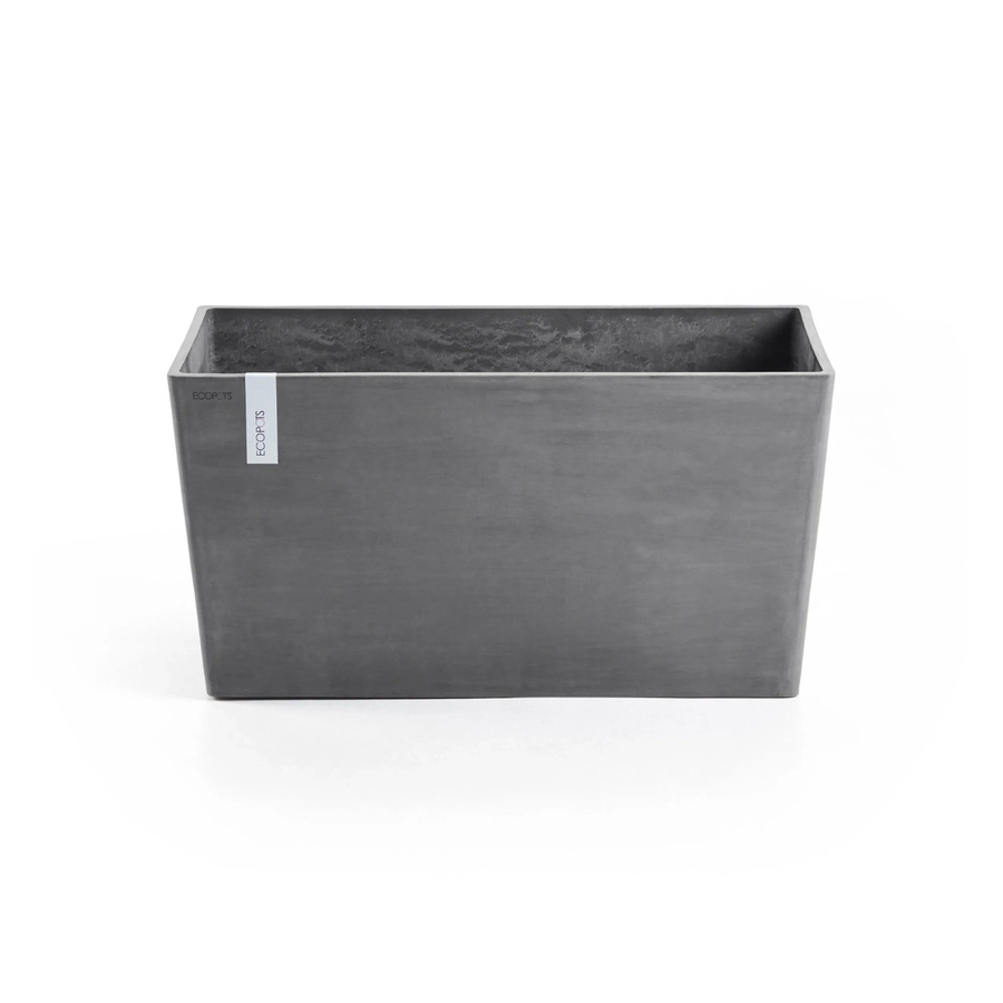 Ecopots Pflanzkübel Paris Grau H x B x T: 40 x 80 x 38 cm - Bild 2