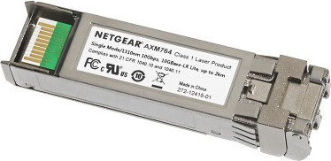 Netgear AXM764 SFP+ Transceiver-Modul 10GBase-LR LC Single-Mode in Silber - Bild 1