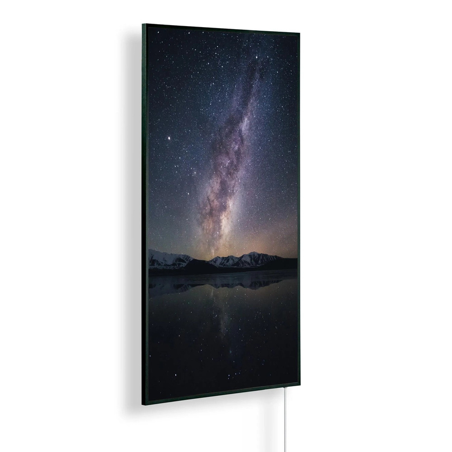 Könighaus Infrarotheizung Panorama Sternenhimmel in Schwarz 2300 W - Bild 2