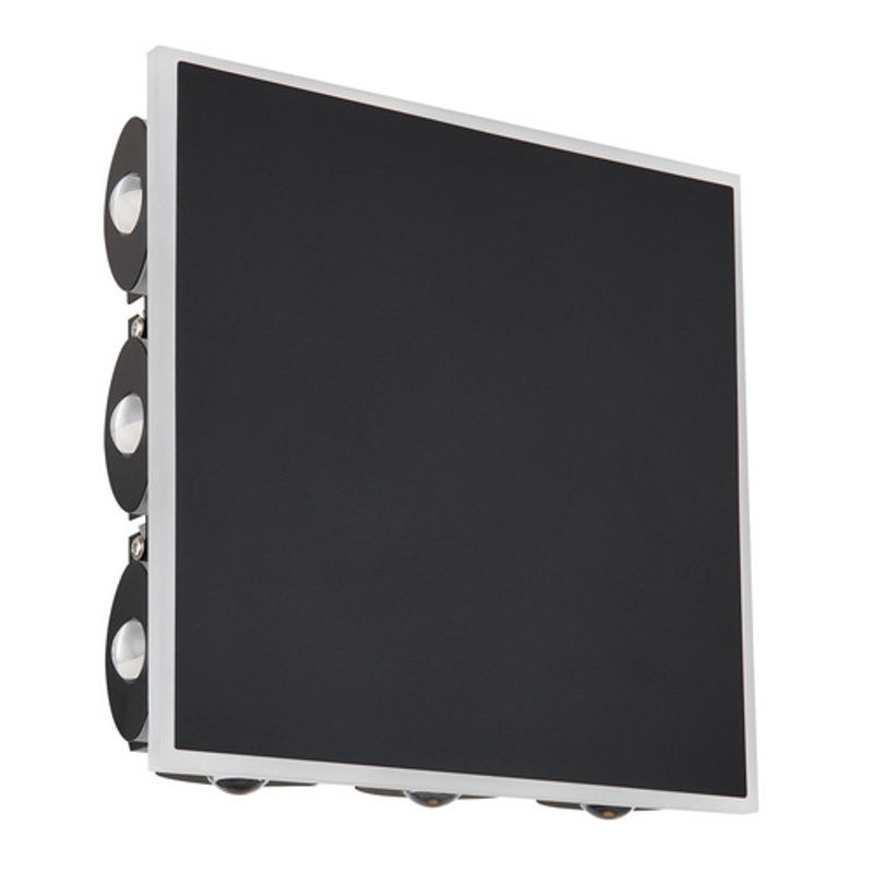 Globo LED-Wandleuchte Saidy in Schwarz, quadratisch, B/H: 22 x 22 cm - Bild 3