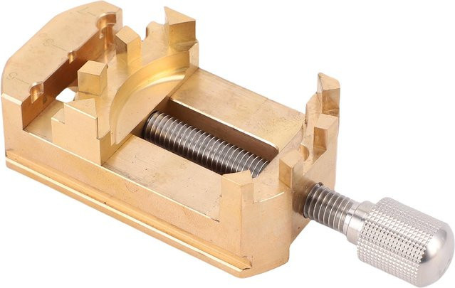 Schwerlast Schraubstockklemme aus 304 Edelstahl von Koogeelife in Beige und Gold für Holzbearbeitung, Schmuckherstellung und Uhrenreparatur - Bild 1