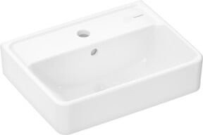 Hansgrohe Handwaschbecken Xanuia Q in Weiß mit Nano-Coating und SmartClean, Wandhängend, B: 45,0 cm, T: 34,0 cm - Bild 1