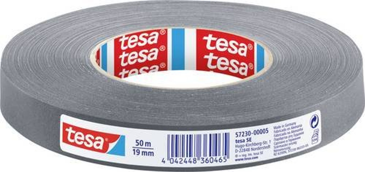 tesa extra Power Gewebeband Grau Breite: 19 mm, Länge: 50 m - Bild 2