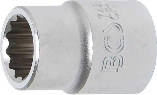 BGS Steckschlüssel Einsatz Zwölfkant mit 3/4 Zoll Antrieb und 21 mm Schlüsselweite in Silber - Bild 1