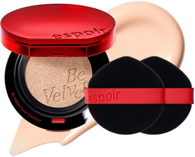 espoir Be Velvet Cover Cushion Set, 20 Vanilla, Matt, 13g - Bild 1
