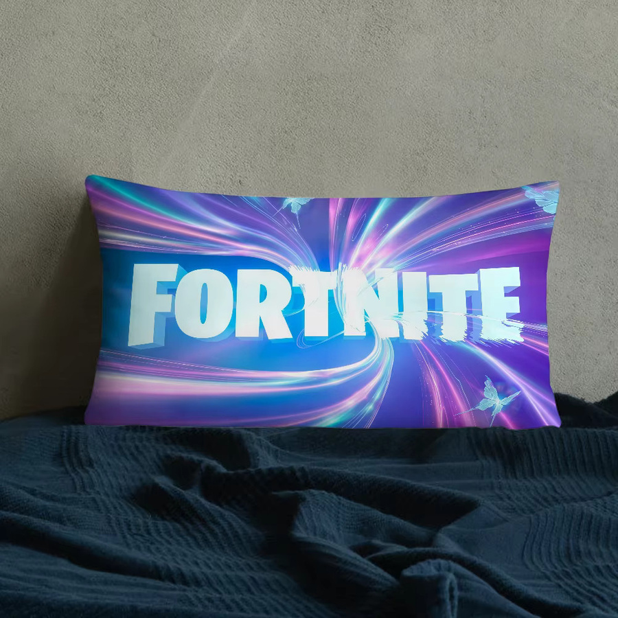 F-FORTNITE Game Logo Kissenbezug rechteckig mehrfarbig - Bild 3