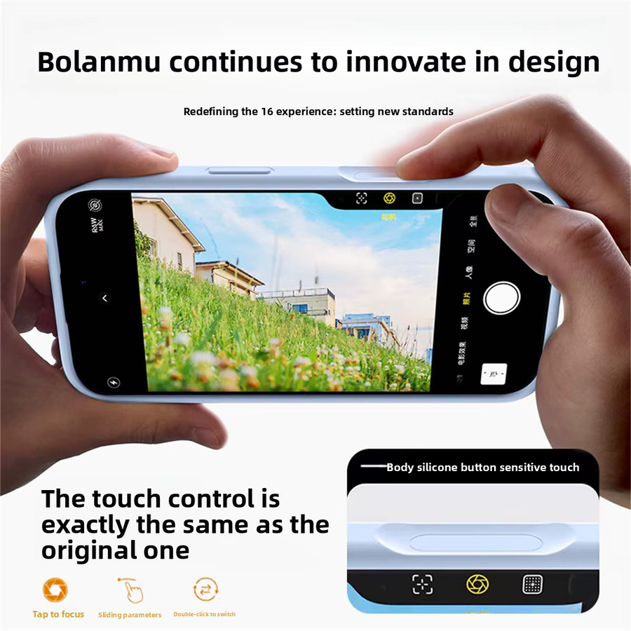 Original Flüssigsilikon Handyhülle mit Stoßstangenschutz für Apple iPhone Air 16E, 16, 15, 14, 13, Pro Max in Grün - Bild 2