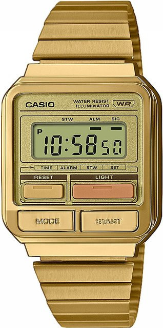 Casio Digitaluhr, Quarz, Edelstahl, 34 mm, Herren - Bild 1