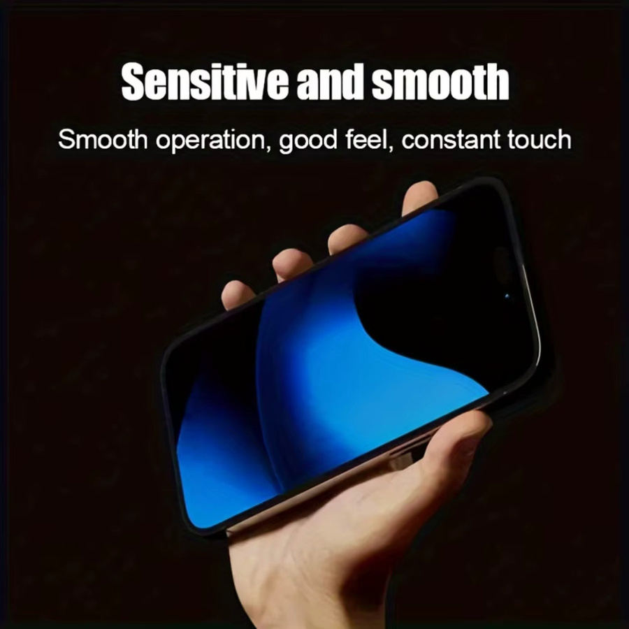 NNBILI 6in1 Schutzset für iPhone 16 Pro Max 15 14 13 12 11 Mini Plus mit 3 blauem Licht-Sichtschutz-Hartglas und 3 violetten Metalllinsen - Bild 6