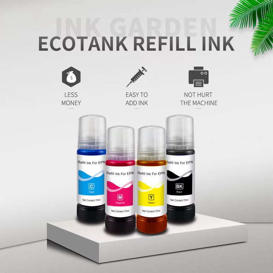 Epson Nachfülltinte 103 für EcoTank Tintenstrahldrucker L3250, I3150, ET-2710, ET-2711, ET-2712, ET-2714, ET-2715, ET-2720, ET-2726 in Schwarz und Multicolor - Bild 2