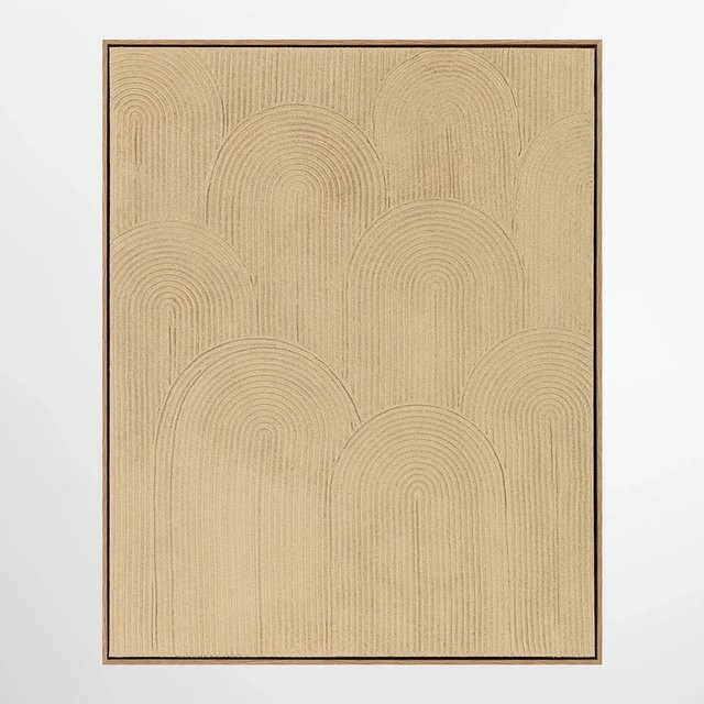ArtUniverse Leinwandbild Natural Arches Abstract in Beige, B: 80 cm, H: 100 cm - Bild 1