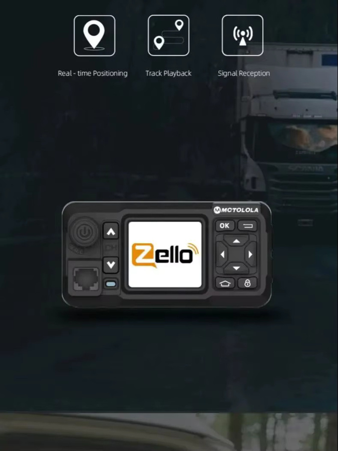 Motorola 4G LTE Android Zwei-Wege-Walkie-Talkie mit GPS, WiFi und Bluetooth in Schwarz für Fahrzeugflotten und Transport - Bild 7