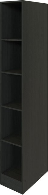 Held Möbel Küchenregal Sorrento in Grafit mit 4 Einlegeböden B: 30 cm, H: 200 cm, T: 60 cm - Bild 1