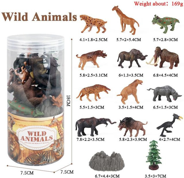 Oenux Zoo Tiere Modell, Actionfiguren, ab 3 Jahren - Bild 1