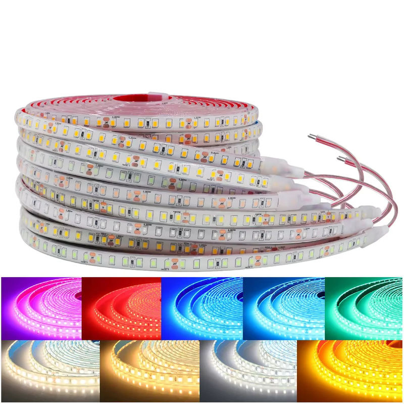 HEGEHE RGB LED-Streifen IP68 Wasserdicht Multicolour mit 120 LED/m und selbstklebendem Silikonband - Bild 7