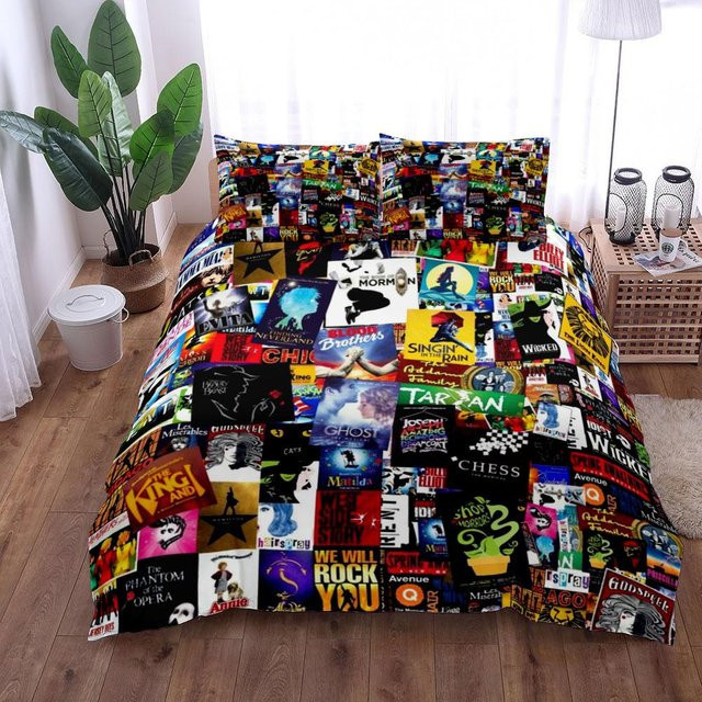 Bettwäsche Set Binchi Outdoor Product Retro 80er Jahre Punk Design in Multicolour, Material Mikrofaser Polyester, B/H: 140 x 210 cm - Bild 1