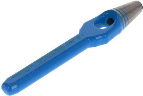 Gedore Henkellocheisen rund aus Stahl mit 6 mm Durchmesser und 110 mm Länge für Gummi, Leder und Stoff - Bild 1