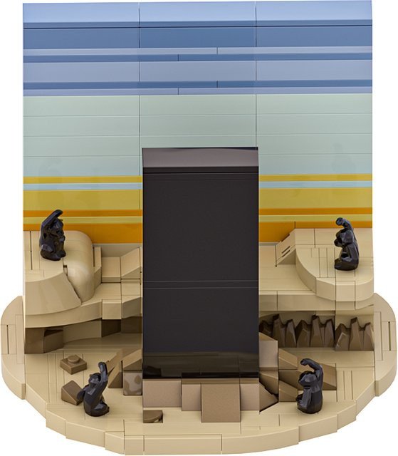GOBRICKS MOC 2001: Eine Weltraum-Odyssee-Postkarte, Modellbausteine, Weltraum - Bild 1