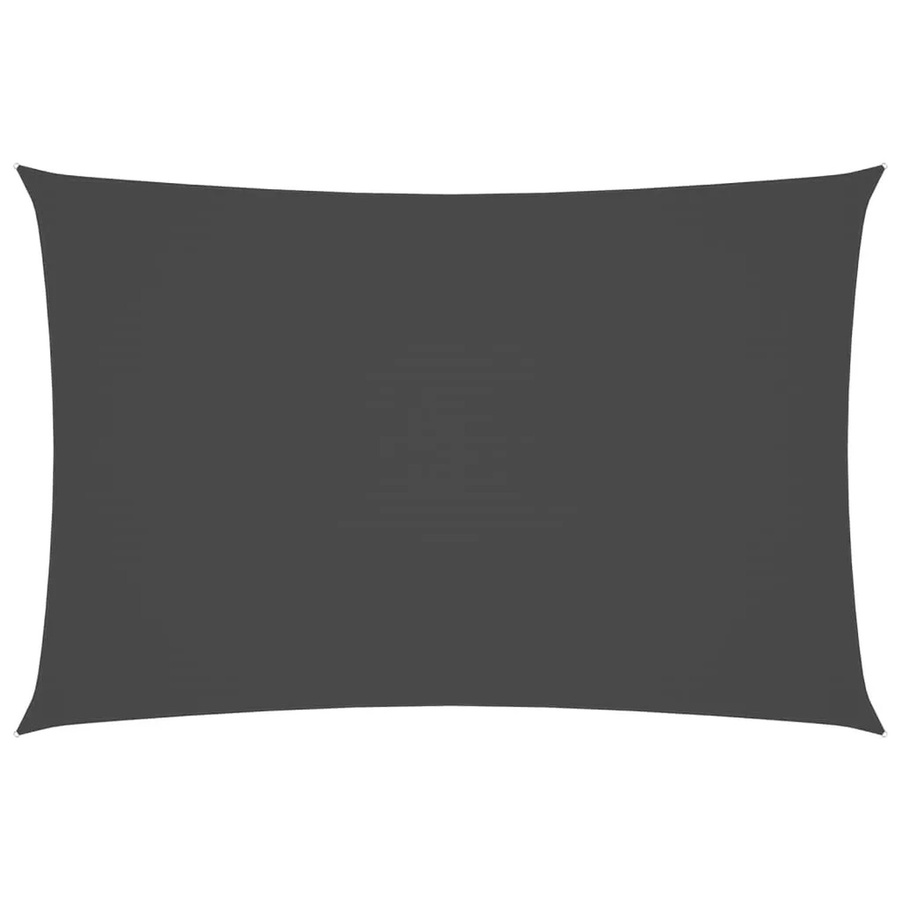 Furnicato Sonnensegel aus Oxford-Gewebe in Anthrazit, Rechteckig, B: 400 cm, T: 200 cm - Bild 2