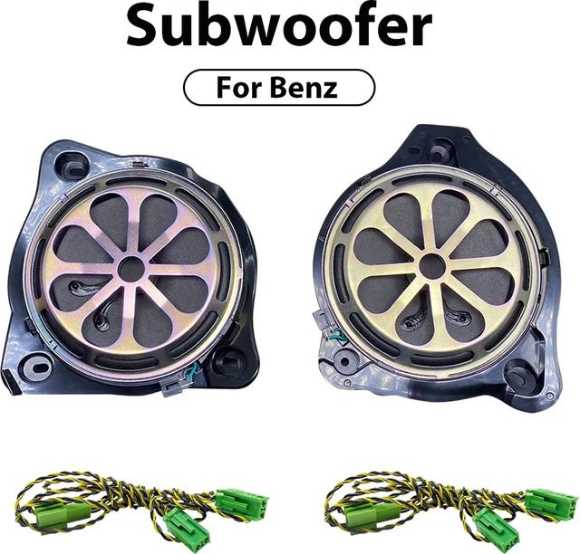 DWVVSL Auto Subwoofer Lautsprecher für Mercedes Benz W205 W213 W222 GLC C E Serie mit Kabel - Bild 1