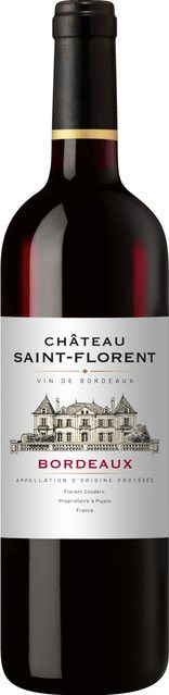 Château Saint-Florent Rotwein Merlot 2024 Bordeaux, trocken, 0,75 l - Bild 1