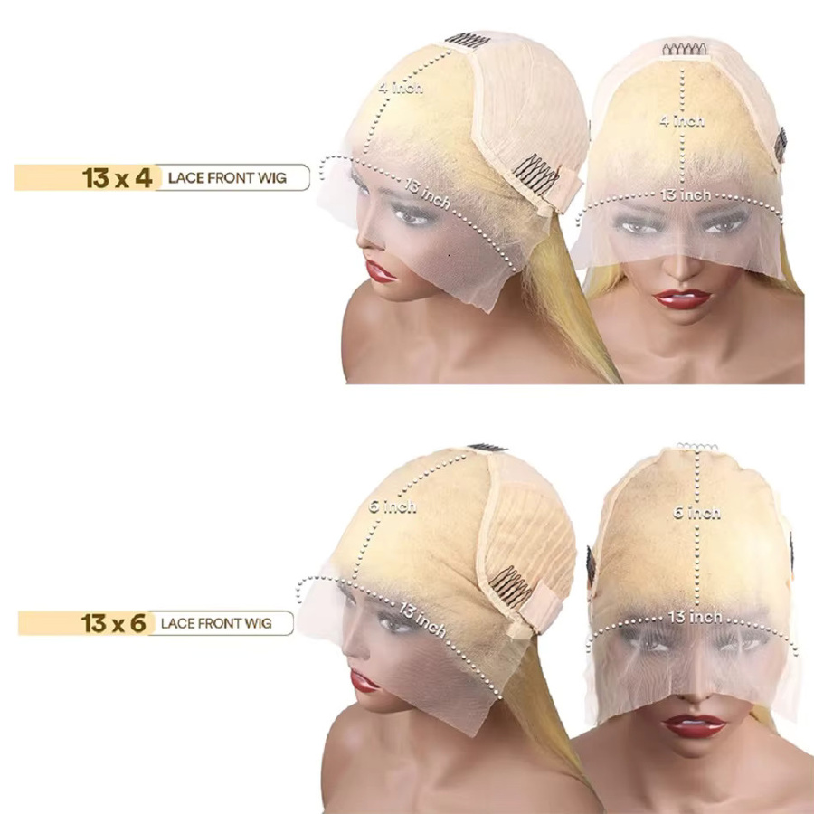 Andcat Echthaar-Perücke, Blonde, 30 Zoll, 200 Dichte, Damen - Bild 6