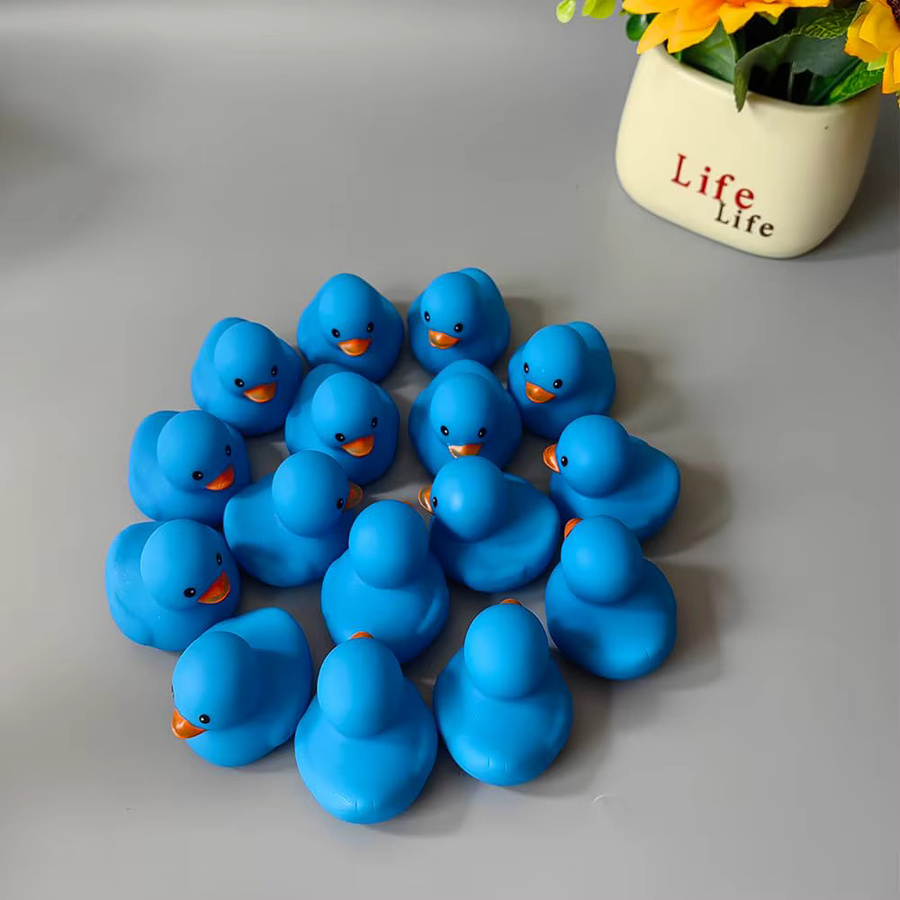 GSF Mini-Gummiente-Set, blau, 1–100 Stück - Bild 2