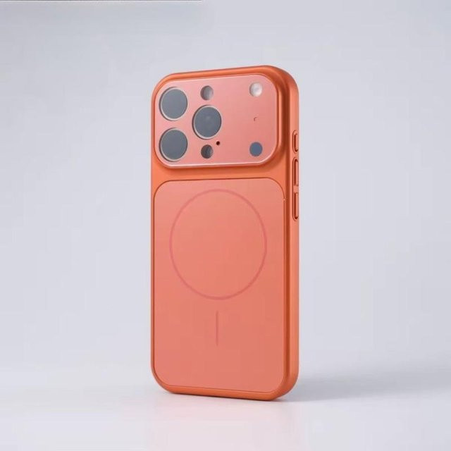 Original AG Nano Mattierte MagSafe Handyhülle für iPhone in Orange mit magnetischem kabellosem Laden - Bild 1