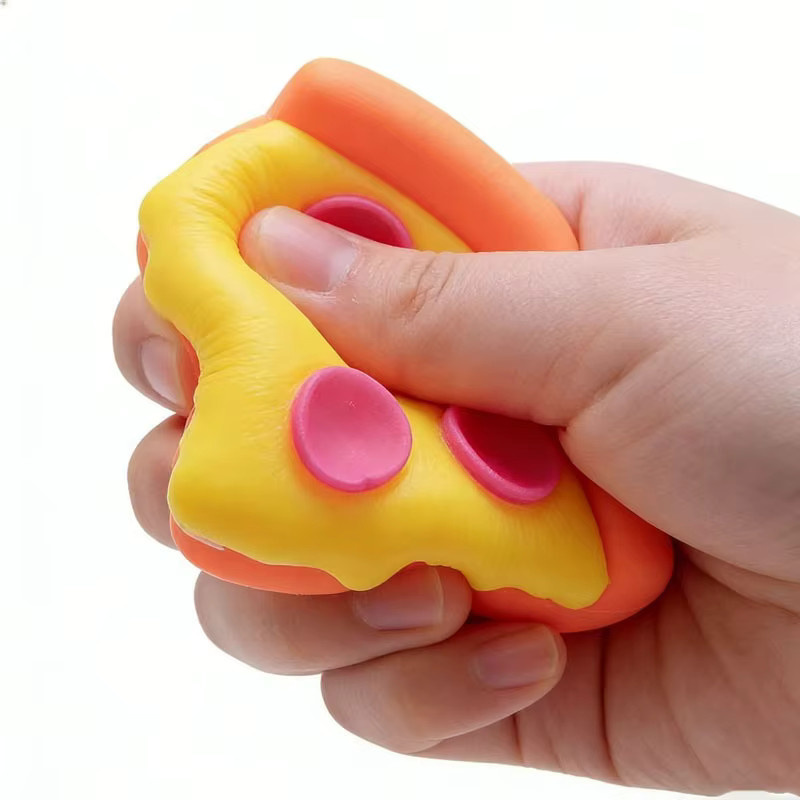 soulbao Pizza-förmiger Weicher Squishy Fidget Cube, multicolor - Bild 2