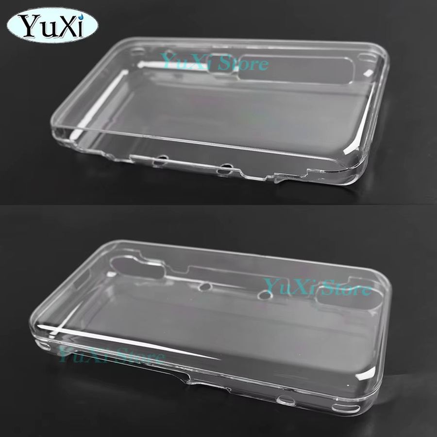 YuXi Schutzhülle für 2DS XL LL in Transparent mit Bildschirmfolien und Stylus-Stift-Set - Bild 2