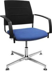 Schäfer Shop Genius Besucherstuhl SSI Proline Visit S3+ in Blau/Schwarz mit Armlehnen - Bild 1