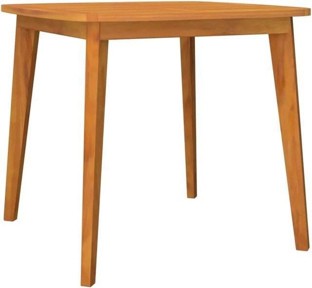 vidaXL Gartentisch aus Akazien-Massivholz in Braun, B/T/H: 85 x 85 x 75 cm - Bild 1