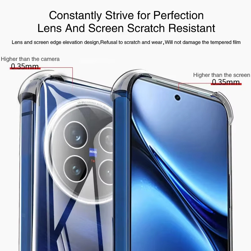 Stoßfeste und staubdichte TPU-Kameraschutzhülle für VIVO X200 Pro Mini 5G in Transparent - Bild 2