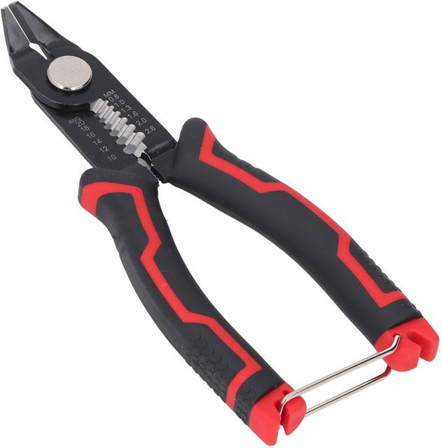 Neoglint Drahtschneider Kabelzange mit ergonomischem rutschfestem Griff und eingebauter Feder in Schwarz - Bild 1