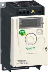 Schneider Electric Frequenzumrichter ATV12H018M2 1-phasig 0,18kW 230V IP20 in Weiß - Bild 1