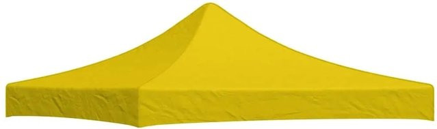 vidaXL Partyzelt-Dach Gelb aus Polyester mit PVC-Beschichtung B/T/H: 300 x 300 x 265 cm - Bild 1