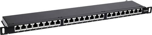Intellinet 24 Port Patch-Panel CAT 6a 0.5 HE Schwarz 483 mm (19 Zoll) - Bild 1
