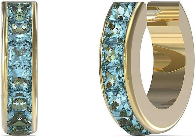 Guess Ohrstecker Edelstahl, Gold, Kristall, Damen - Bild 1
