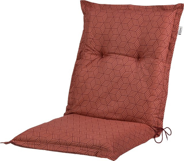 LIVARNO Polsterauflage Valencia/Miami Niedriglehner in Rot mit UV-Beständigkeit und Oeko-Tex Standard 100 - Bild 1