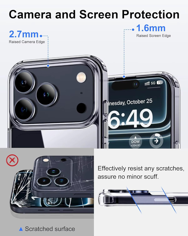 Transparente magnetische Schutzhülle für Apple iPhone kompatibel mit MagSafe und Wireless Charging - Bild 5