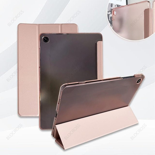 Schutzhülle für Samsung Galaxy Tab A11 Plus und A9 Plus 11 Zoll, schlanke Hartschalen-Hülle mit Standfunktion, Farbe: Gold - Bild 1