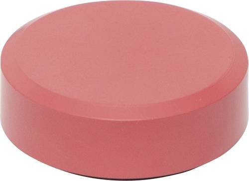 MAULpro Recycling Magnet rund mit Facetterand Rot 20 Stück Durchmesser: 29 mm, Höhe: 11 mm - Bild 1
