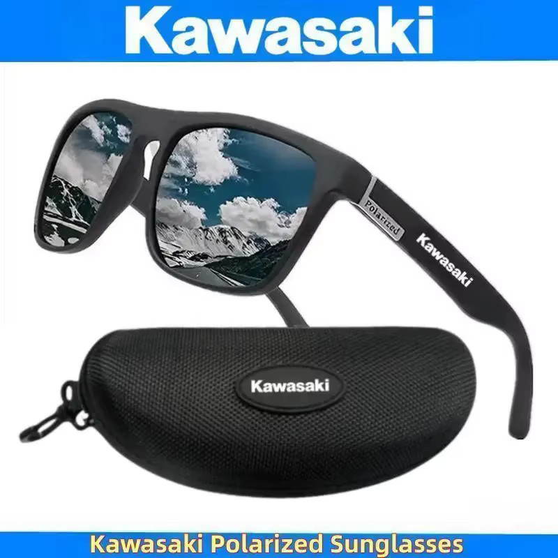 Kawasaki Sonnenbrille, polarisiert, Vollrand, Kunststoff, black, Unisex - Bild 2