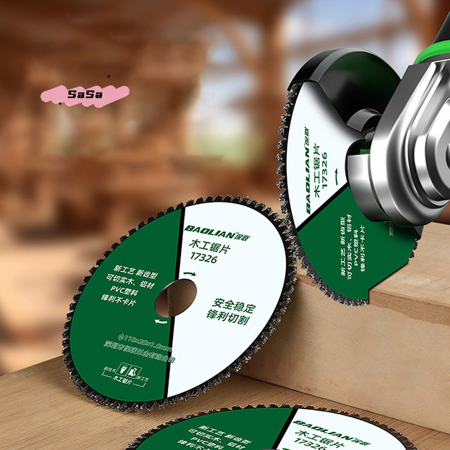 NCVHRT Multifunktionale Trennscheibe für Winkelschleifer, 110 mm, Grün, geeignet für Kunststoff, Metall und Holz - Bild 1