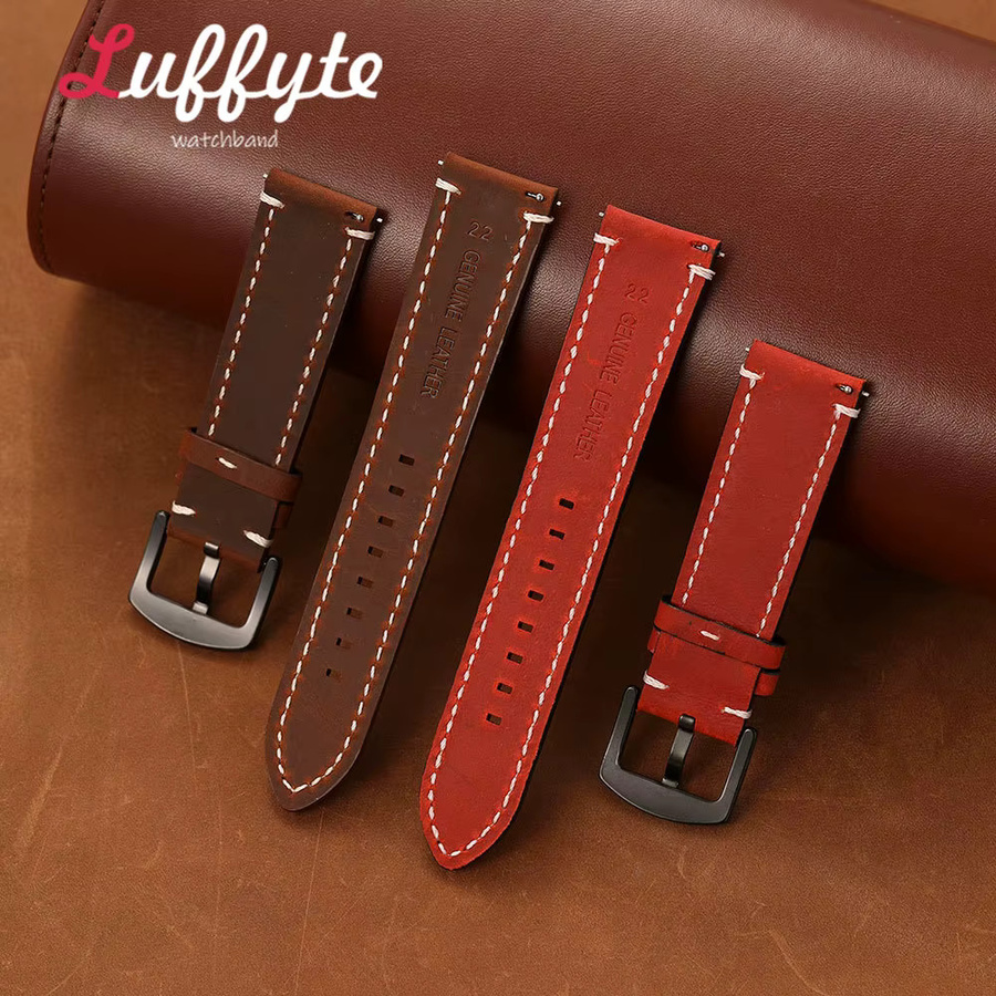 Uhrenarmband Kalbsleder, Retro, Herren - Bild 1