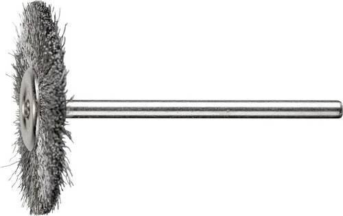 PFERD Miniatur-Rundbürste RBU 3202/3 INOX aus Edelstahl mit 0,10 mm Drahtstärke in Silber und Blau - Bild 1