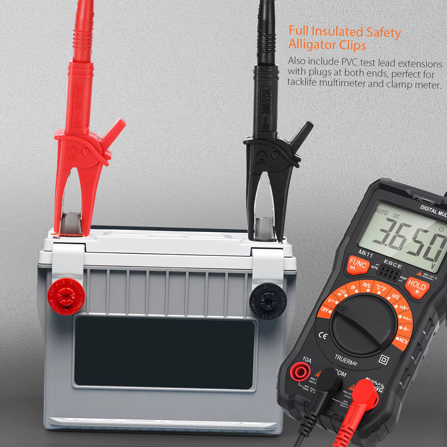 KKMOON MK30 21-teiliges elektronisches Messleitungs-Set in Multicolour mit Krokodilklemmen und austauschbaren Sonden - Bild 3