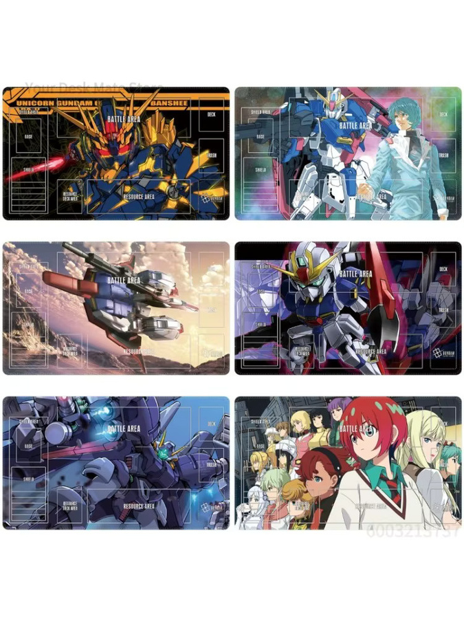 Bandai Gundam Kampfkartenmatte, Gummi-Set, Bunt / Mehrfarbig - Bild 3