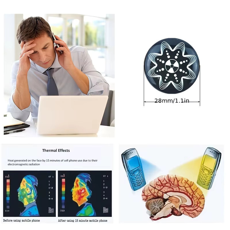 Universeller Anti-Strahlung Aufkleber als EMK-Schutz und EMR-Blocker für Handy, PC und Laptop - Bild 4