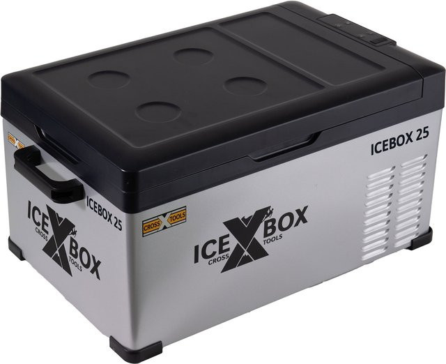 Cross Tools Kompressor-Kühlbox ICEBOX 25 in Grau und Schwarz - Bild 1